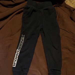 Under Armour Kids Dark Joggers with Logo